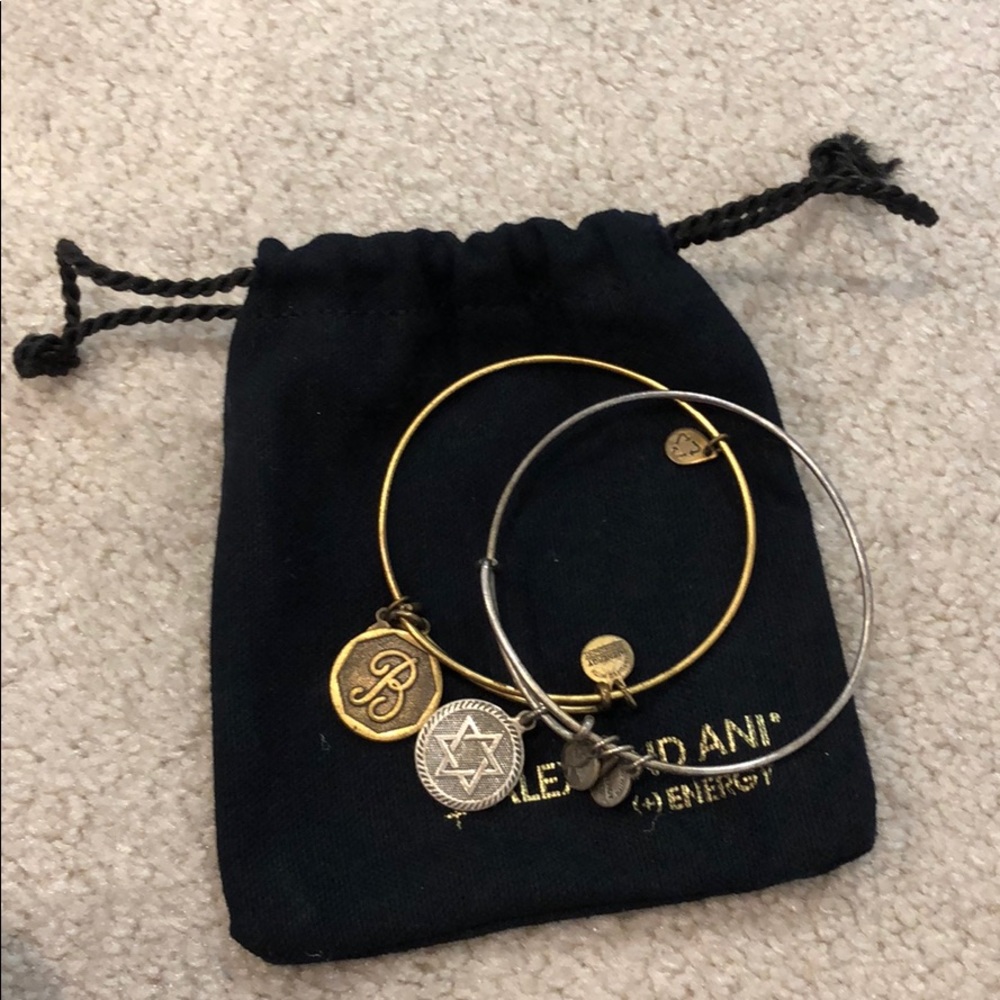 Two Alex and Ani bracelets